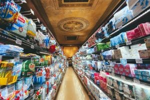 Pasillo supermercado